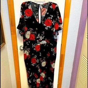 Torrid Floral Jumpsuit